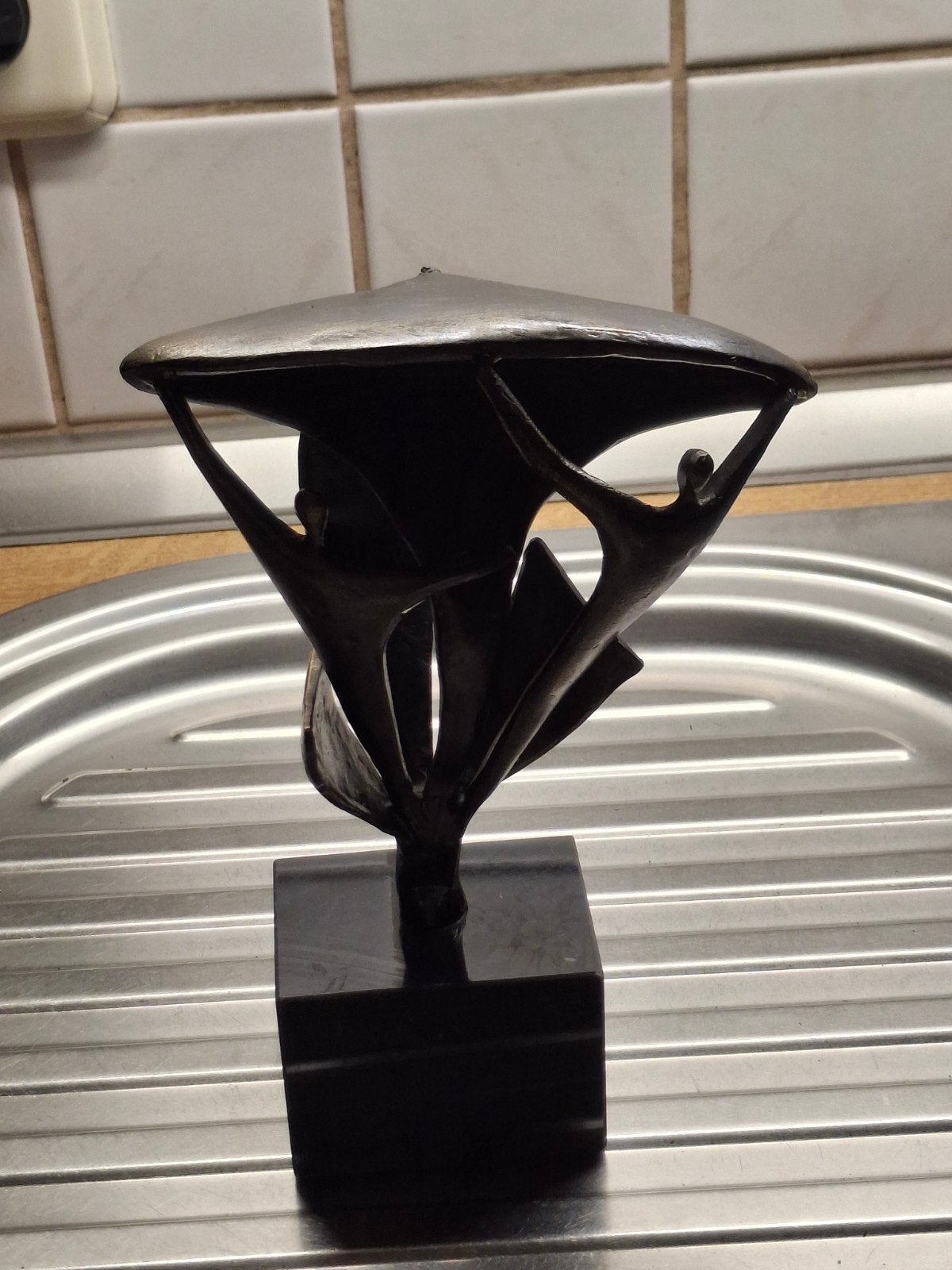 bronzen beeld  hoogte 20 cm, Ophalen of Verzenden