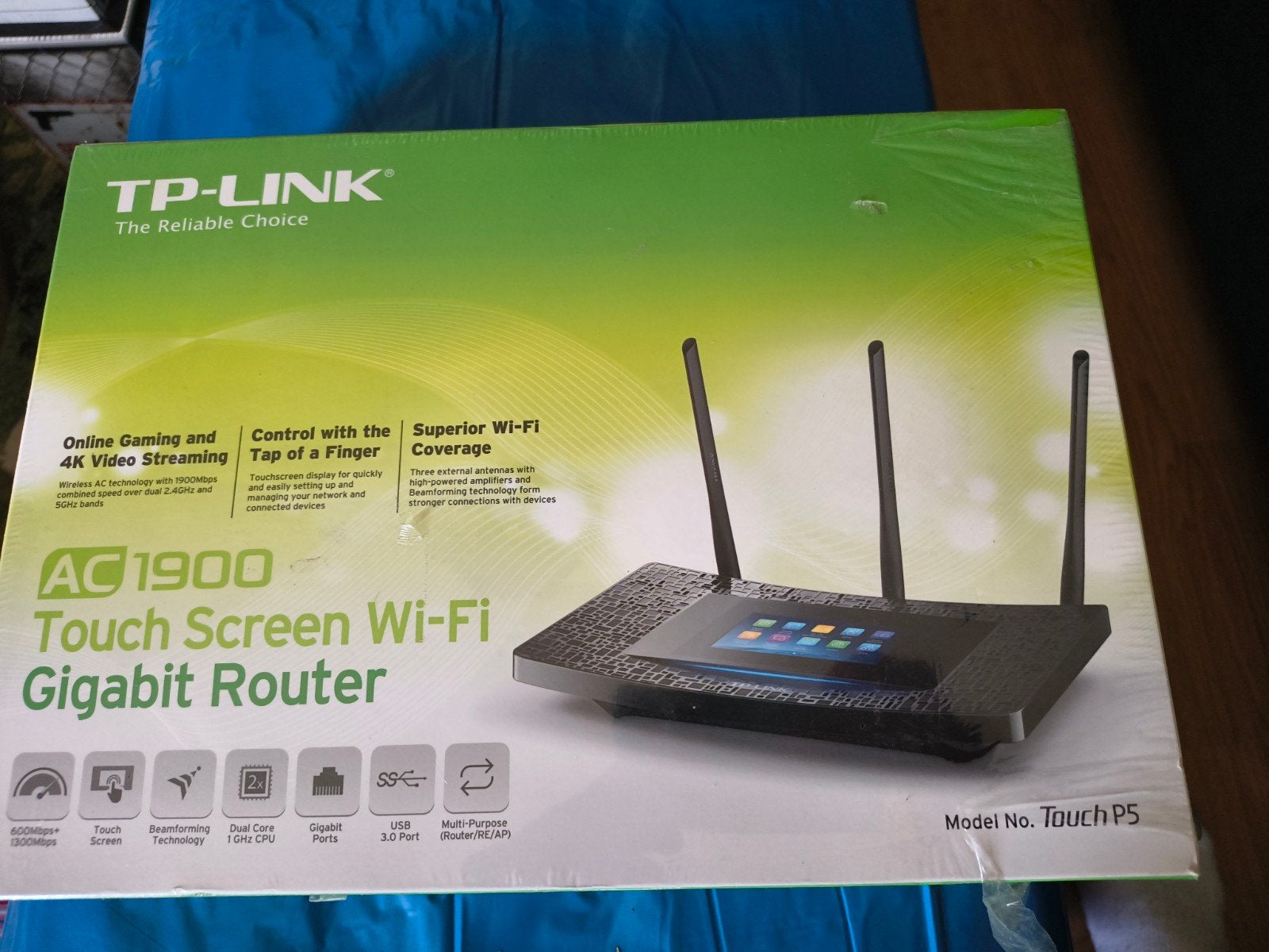 TP Link AC 1900 Touch Screen Wifi gigabit router, Ophalen of Verzenden