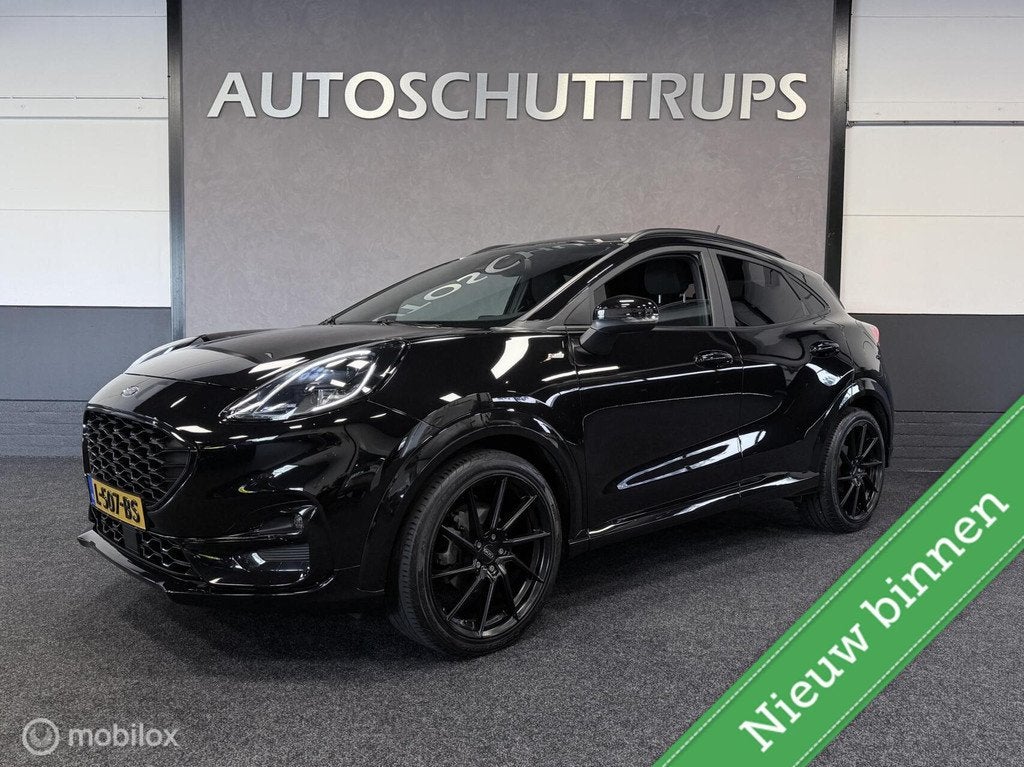 Ford Puma 1.0 EcoBoost ST-Line 1e EIGENAAR / NAP / AUTOMAAT, 1226 kg, Zwart, Origineel Nederlands, Bedrijf