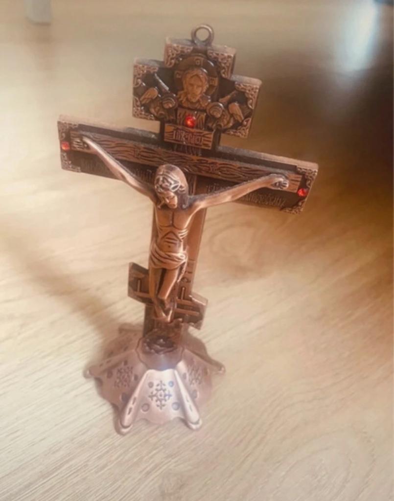 Prachtig Orthodox Kruisbeeld - Decoratief & Spiritueel, Ophalen of Verzenden