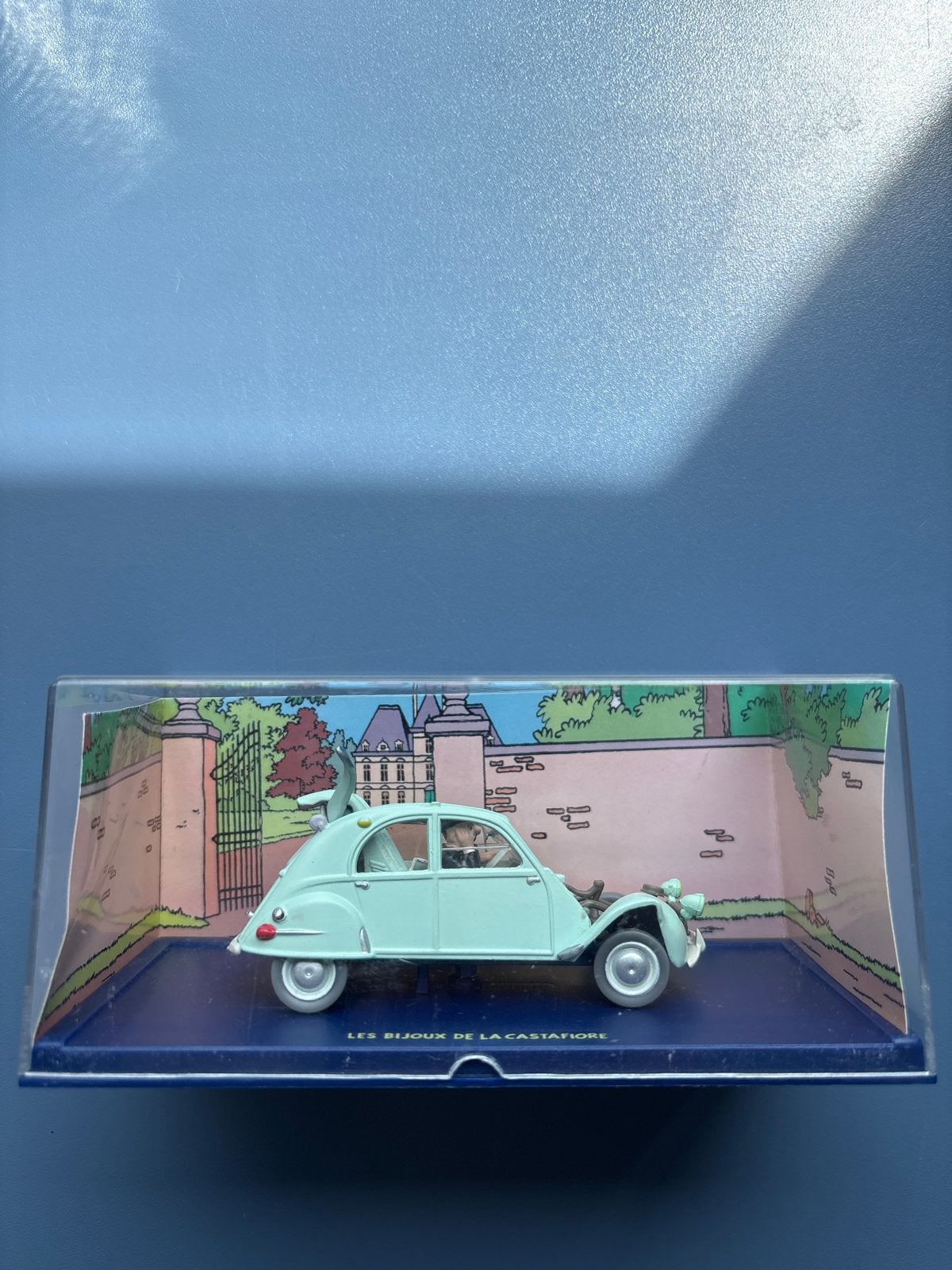 Kuifje 2CV auto 1/43 - Les Bijoux de la Castafiore, Ophalen of Verzenden, Nieuw, Auto, Overige merken