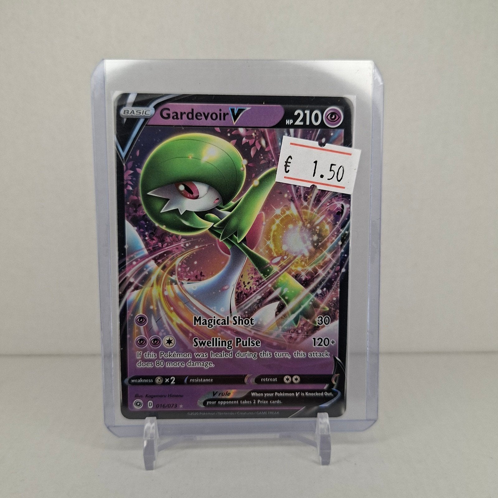 Pokémon Kaart Gardevoir V (HP210), Ophalen, Zo goed als nieuw, Losse kaart
