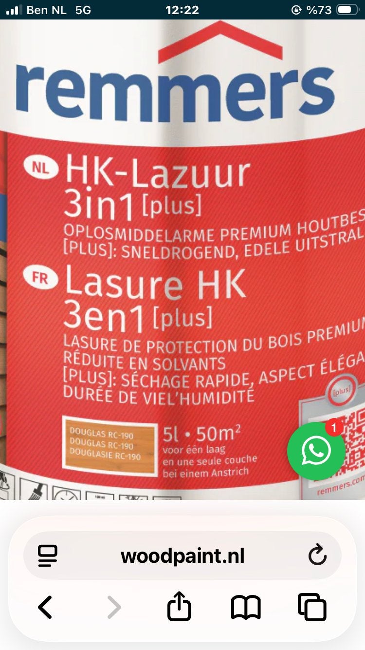 GEZOCHT :REMMERS HK LAZUUR 3 in 1 BEITS, Ophalen of Verzenden, Nieuw, Beits