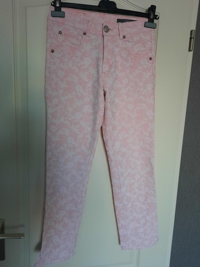 Broek Para mi Capri  Kleur : Roze maat : 34 Lengte 26, Kleding | Dames, Para Mi, Ophalen of Verzenden, Zo goed als nieuw, Roze