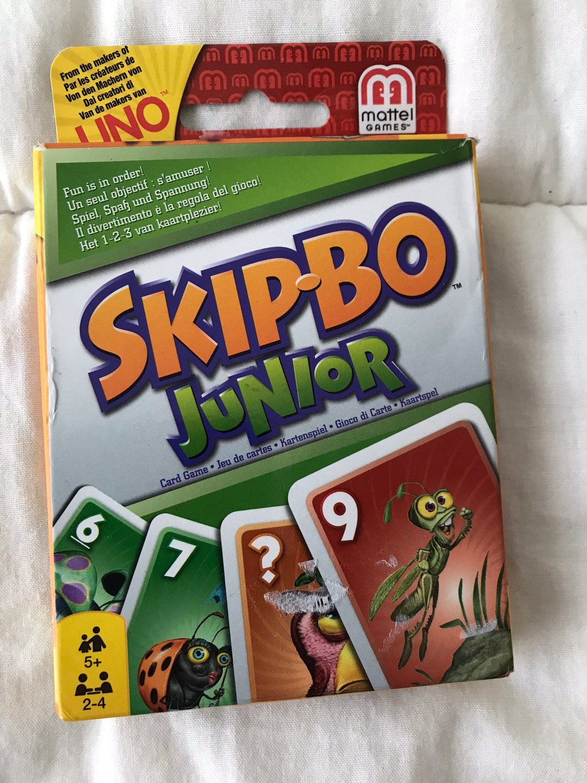 Skipbo junior, Hobby en Vrije tijd, Gezelschapsspellen | Kaartspellen, Ophalen of Verzenden, Zo goed als nieuw