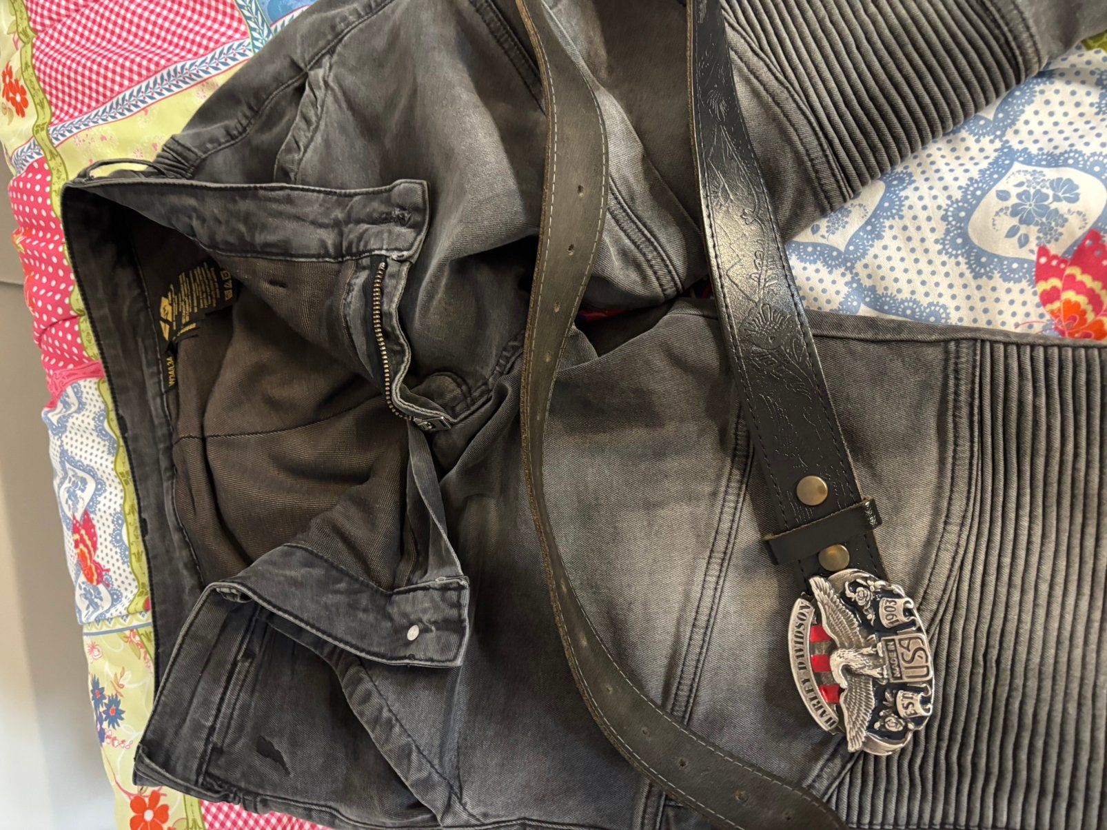 Riem + buckle Harley Dividson, Motoren, Ophalen of Verzenden, Tweedehands