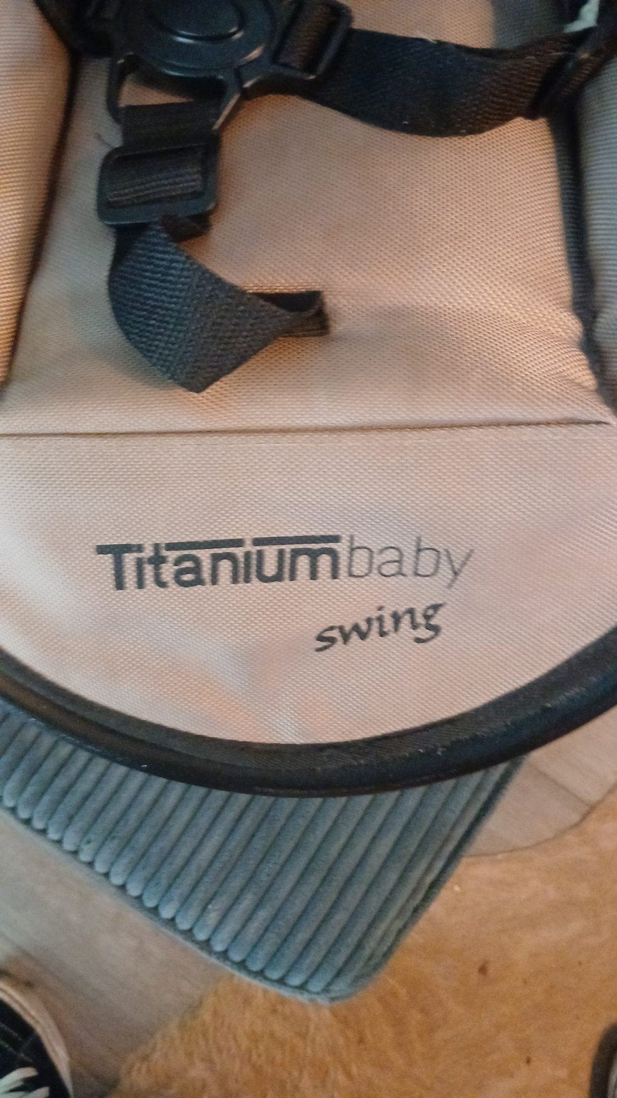 Titaniumbaby Swing wipstoel met gordel, Overige merken, Gebruikt, Wipstoel, Ophalen of Verzenden