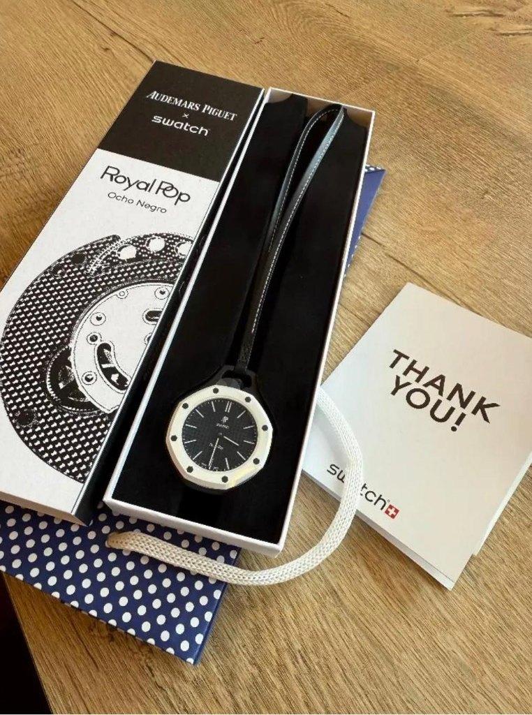 Audemars Piguet x Swatch Royal Pop zakhorloge, Overige merken, Overige materialen, Nieuw, Ophalen of Verzenden