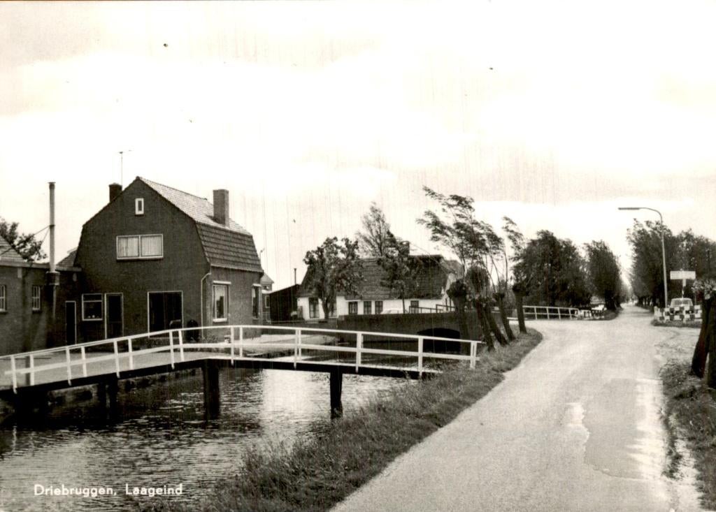 Driebruggen - Brug - Laageind, Ophalen of Verzenden, 1960 tot 1980, Ongelopen, Zuid-Holland