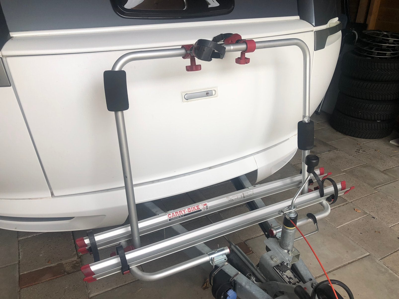 Fiamma caravan XL A, Auto diversen, Fietsendragers, Ophalen, 2 fietsen, Zo goed als nieuw, Achterklepdrager