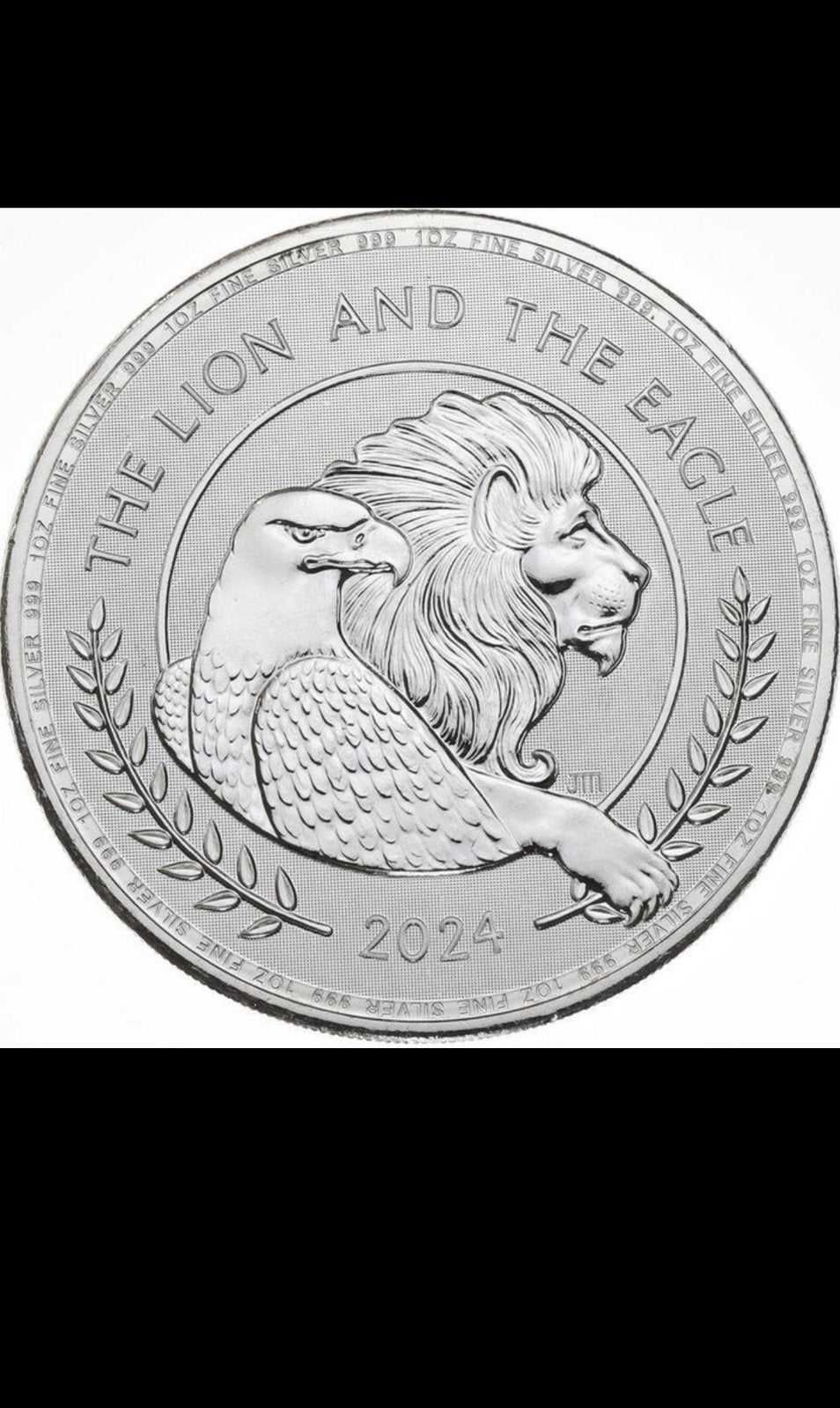 1 troy Ounce - zilver .999- british lion and american eagel, Postzegels en Munten, Munten | Amerika, Ophalen of Verzenden, Noord-Amerika