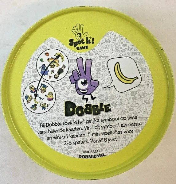 Dobble Minions Spot It kaartspel spel compleet, Coolsingel 104, 3011 AG Rotterdam, Netherlands, Vijf spelers of meer, Verzenden