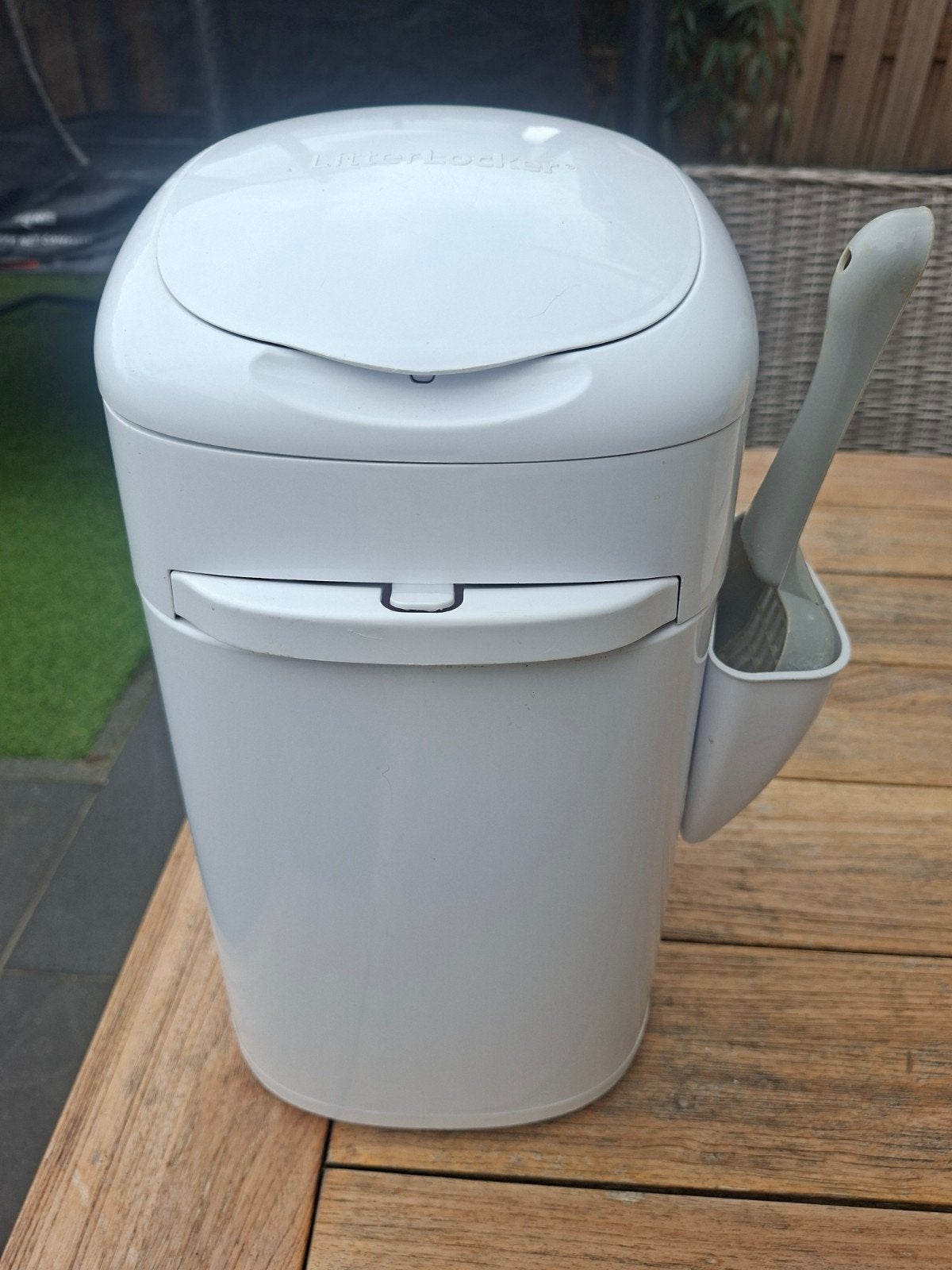 Katten prullenbak Litter locker, Ophalen of Verzenden, Gebruikt