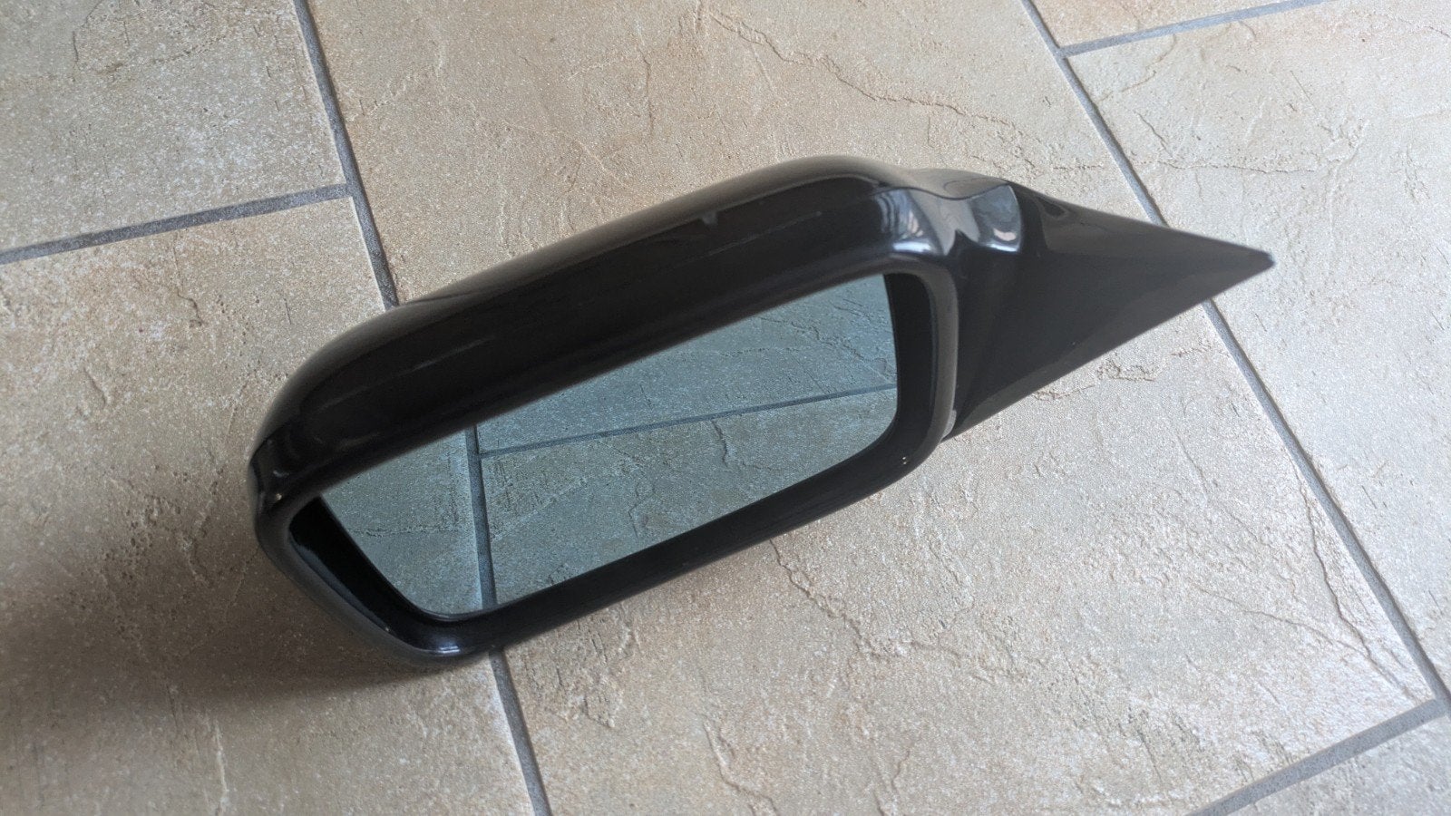 Linker buitenspiegel BMW E30 zwart metallic, Ophalen of Verzenden, Gebruikt, BMW