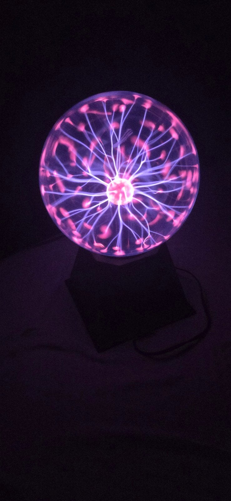 plasma bal, Huis en Inrichting, Lampen | Overige, Ophalen, Gebruikt, Zwart