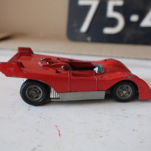 Ferrari 312 PB rood 1:43 Mebetoys Mattel Made in Italy, Ophalen of Verzenden, Gebruikt, Auto, Overige merken