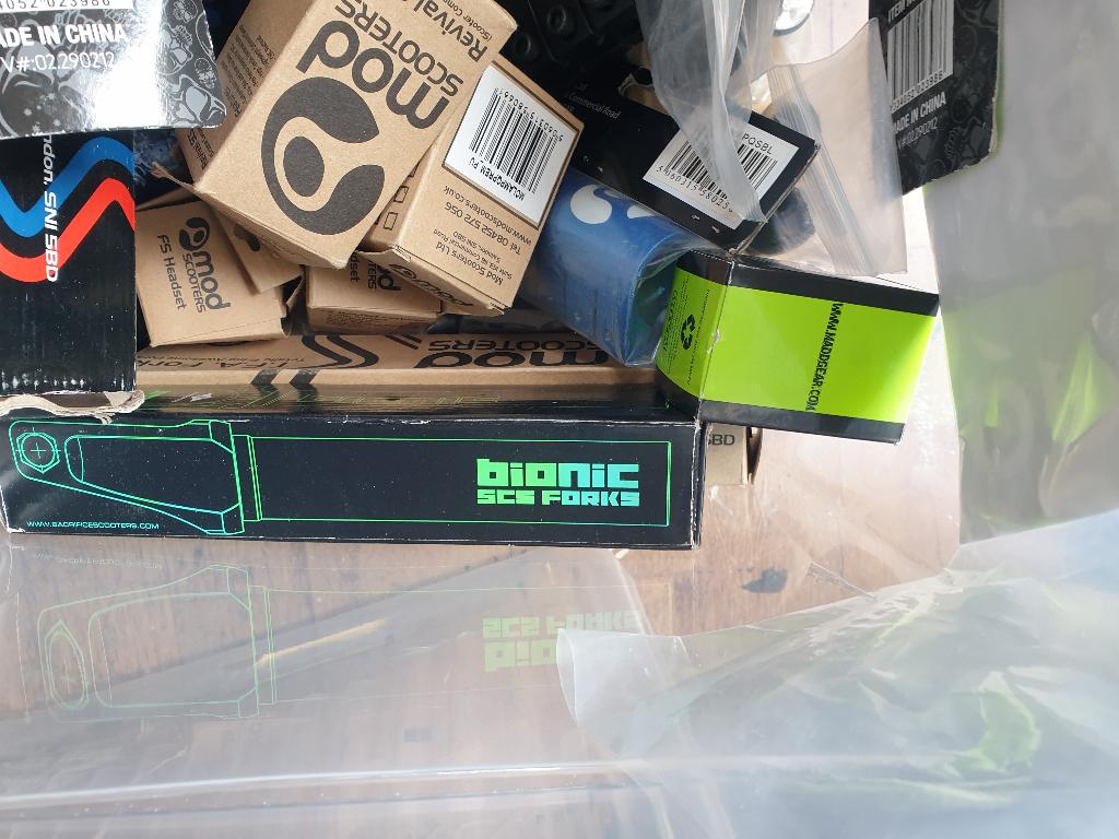 Stuntstep Onderdelen A-merk grote partij in 1 koop nieuw, Ophalen, Nieuw, Staal, 16 tot 20 inch