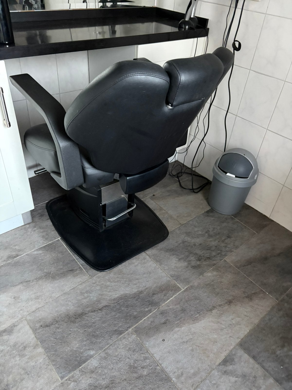 Kappers stoel knipstoel kapper, Ophalen, Gebruikt, Eén