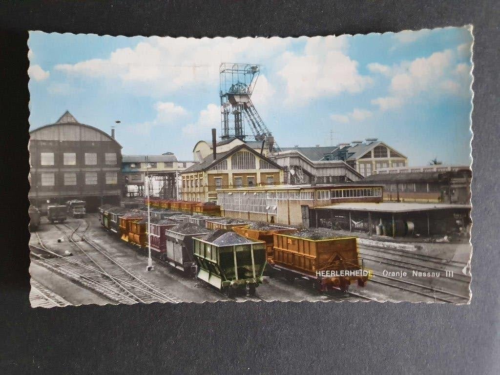 Ansicht HEERLERHEIDE oranje Nassau staatsmijnen, Ophalen of Verzenden, Voor 1920, Limburg