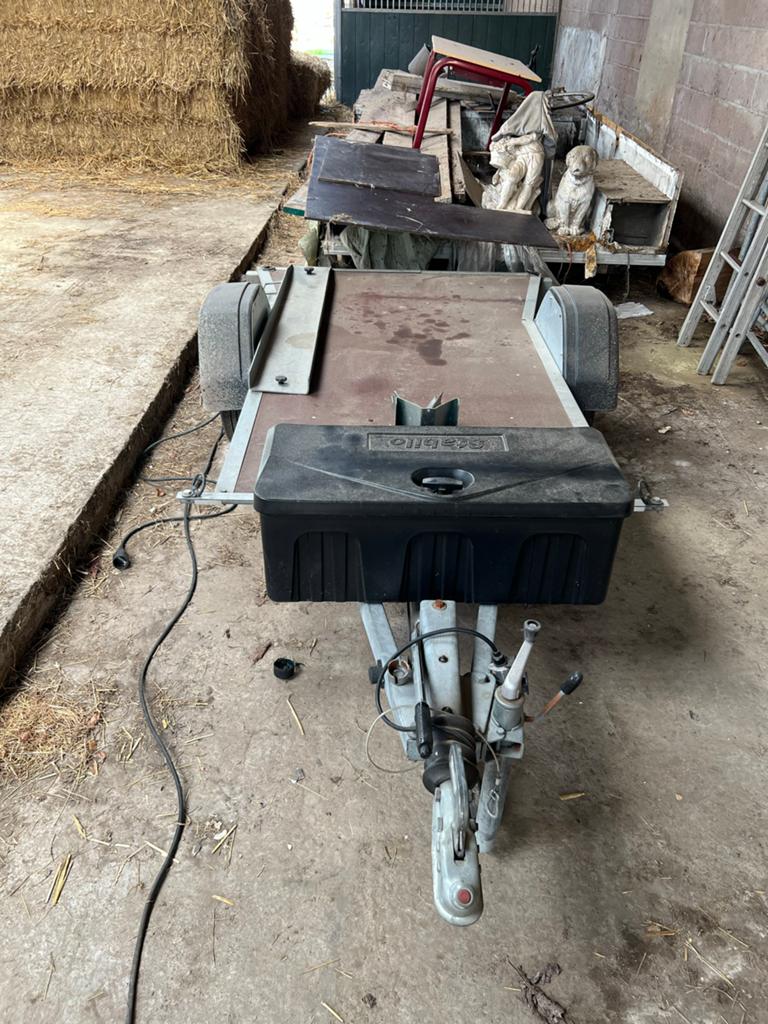 Stevige aanhanger voor motor, Ophalen of Verzenden, Gebruikt