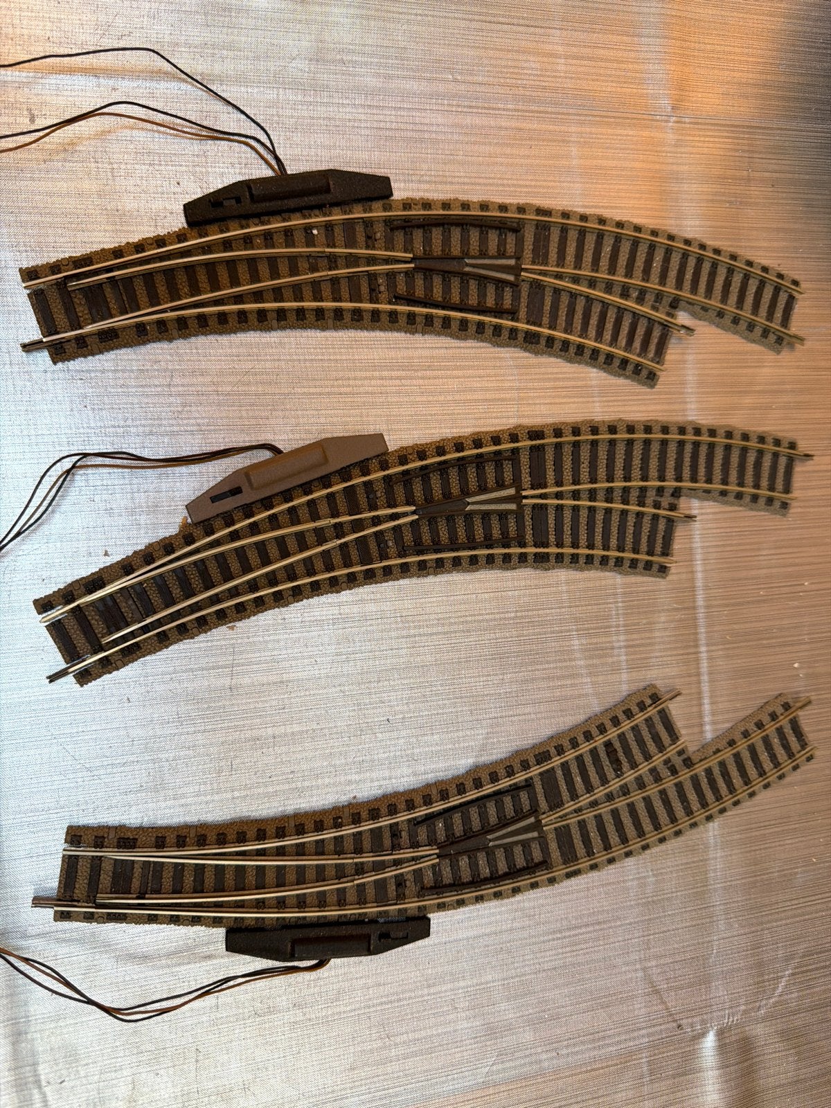 3x Fleischmann Profi H0 6142 Elektrische Bochtwissel, Ophalen of Verzenden, Gebruikt, Rails, Fleischmann