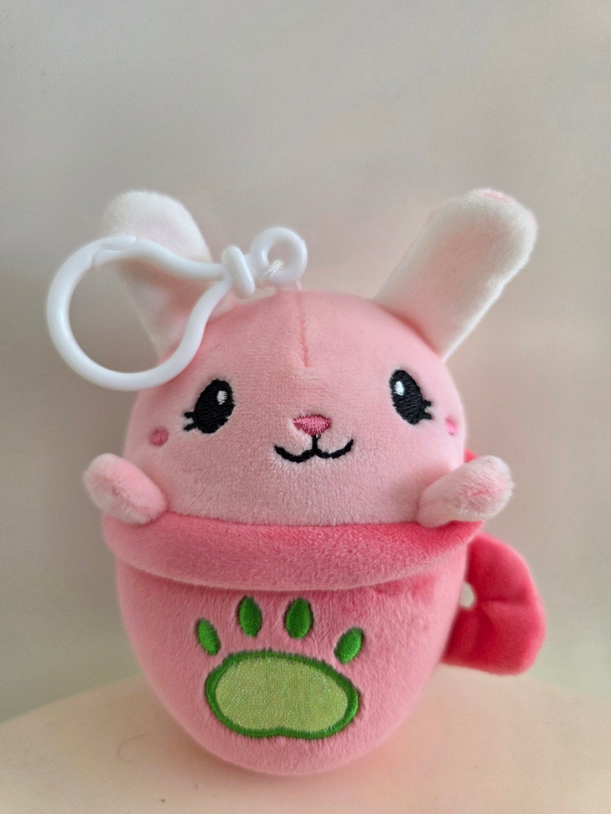 Mochi Pop! Roze Konijn Knuffel Sleutelhanger, Kinderen en Baby's, Overige merken, Overige karakters, Konijn, Ophalen of Verzenden