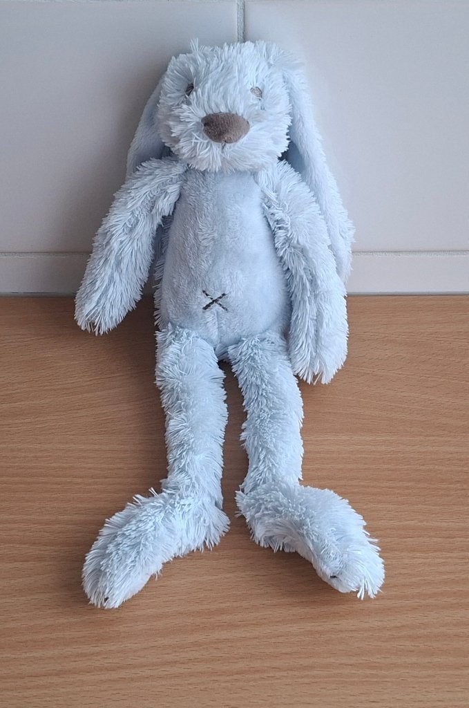Knuffel Konijn van Happy Horse, Richie, Licht Blauw, Happy Horse, Blauw, Konijn, Ophalen of Verzenden
