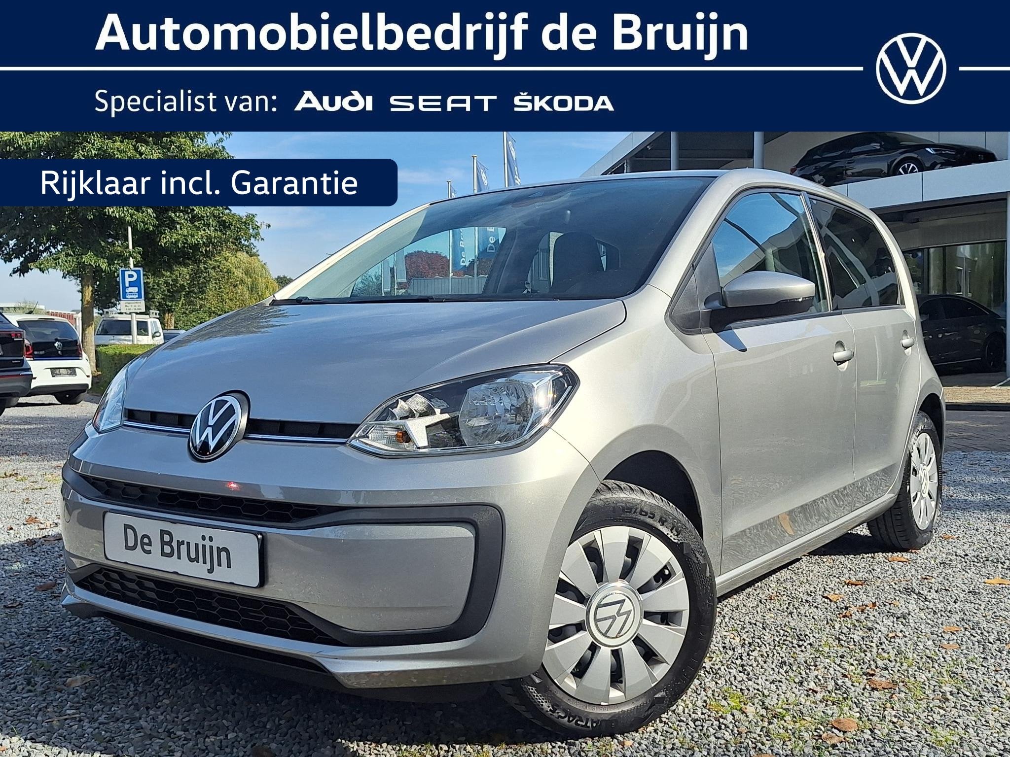 Volkswagen Up! 1.0 5d (Airco,Dab), 12 maanden, Stof, Gebruikt, 4 stoelen