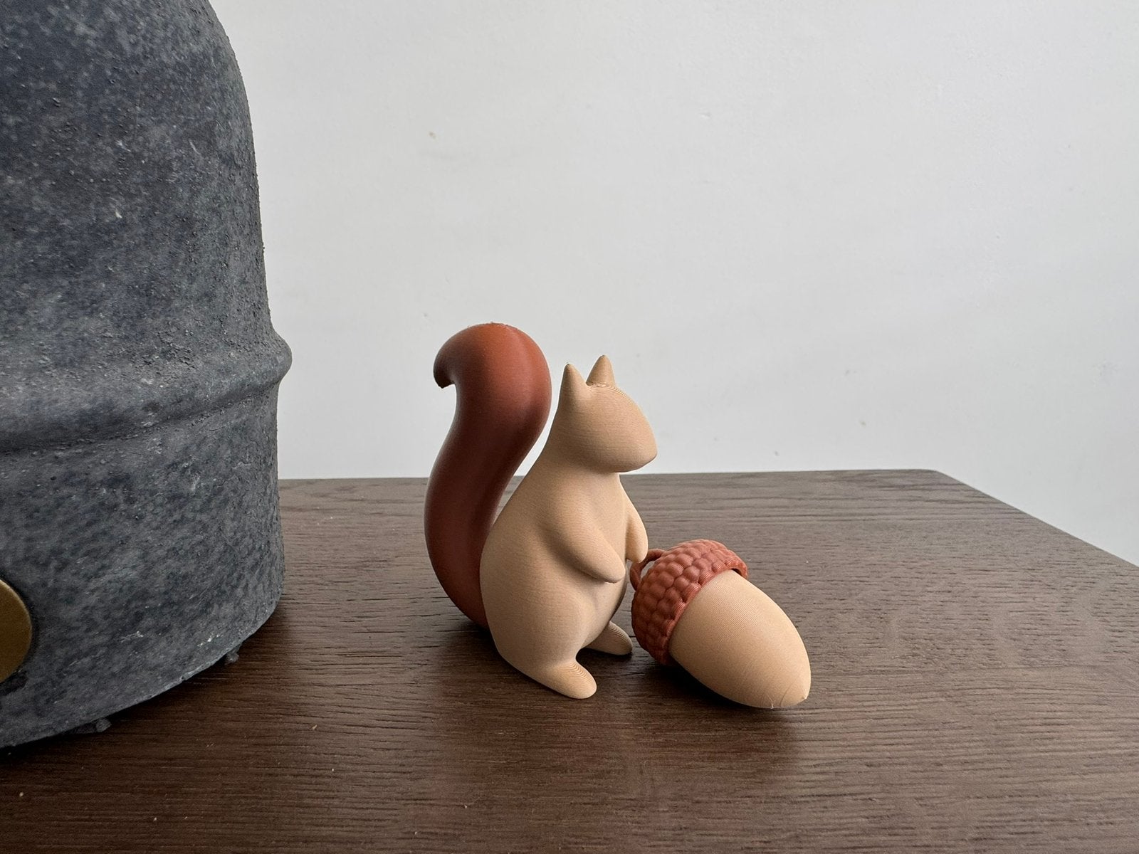 ️ Schattige 3D-geprinte eekhoorn met eikel, Huis en Inrichting, Ophalen of Verzenden, Nieuw