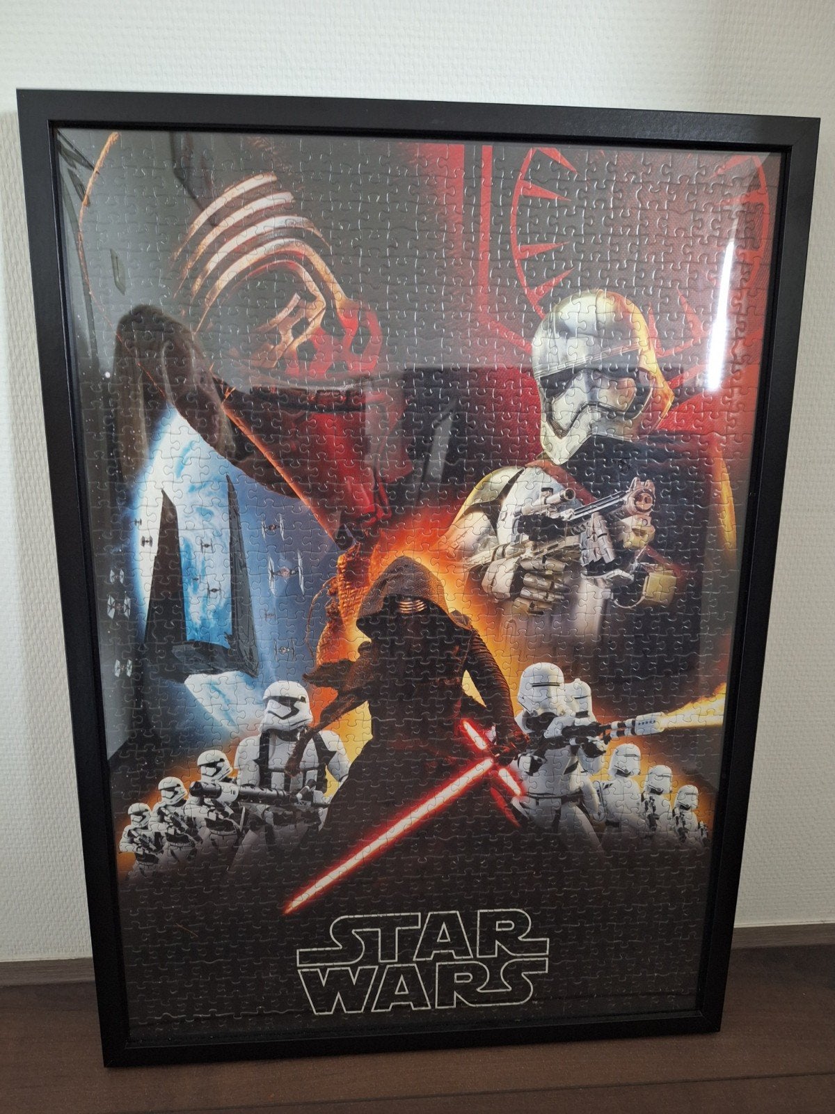 Star Wars puzzel ingelijst - Kylo Ren & Stormtroopers, Ophalen, Meer dan 50 stukjes, Gebruikt, 6 jaar of ouder
