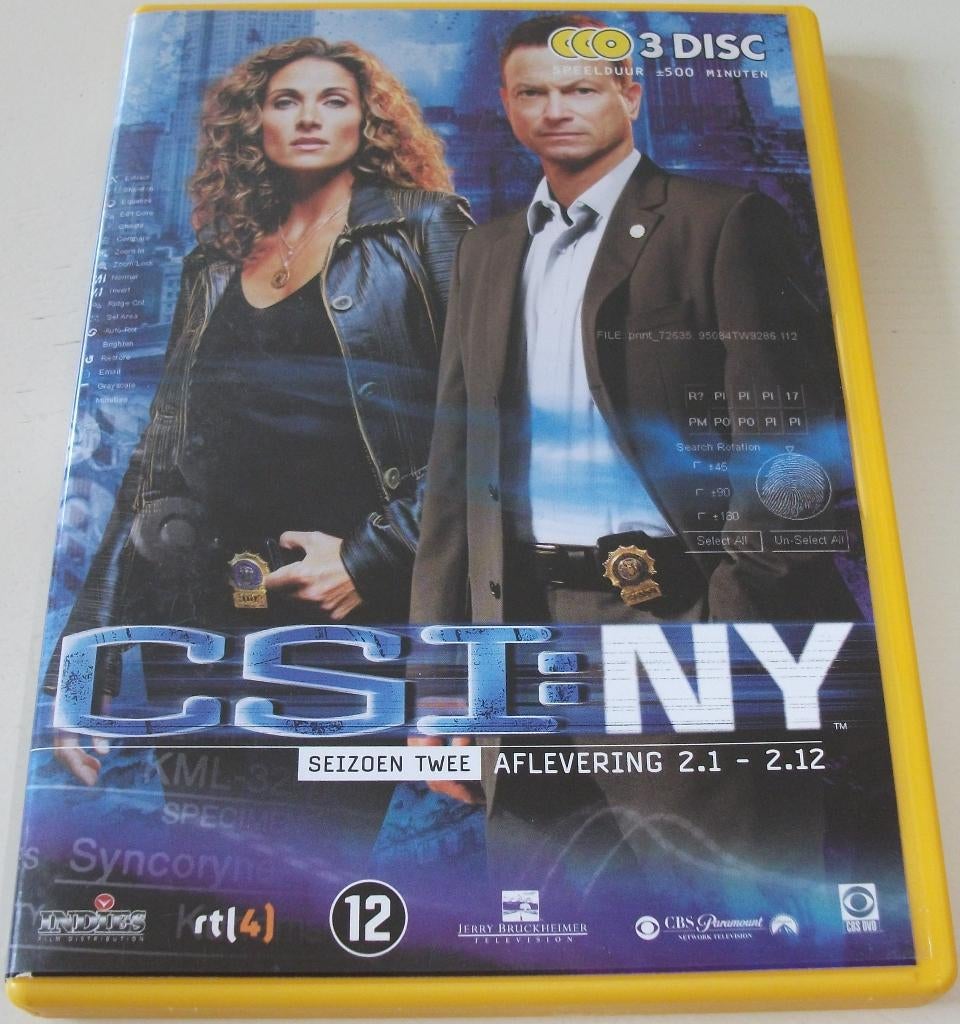 Dvd *** CSI: NY *** 3-Disc Boxset Seizoen 2: Afl. 1 - 12, Cd's en Dvd's, Dvd's | Tv en Series, Boxset, Ophalen of Verzenden, Zo goed als nieuw