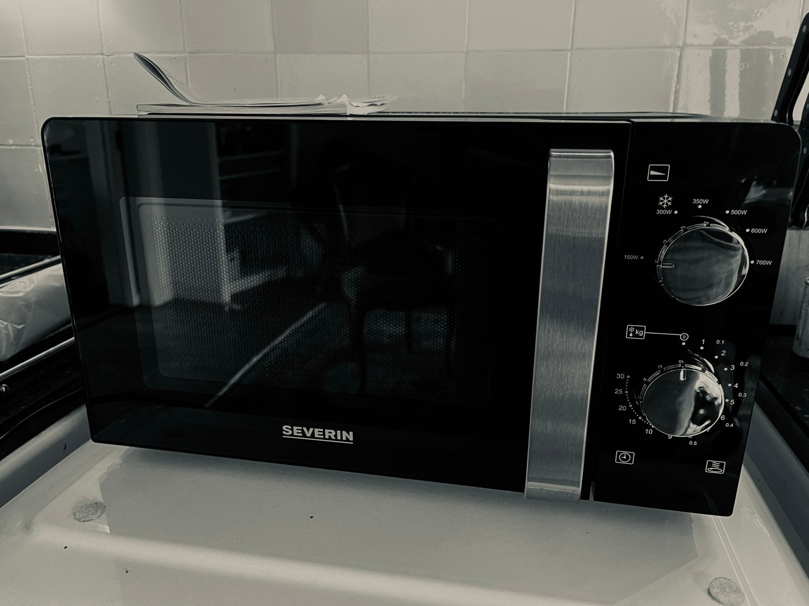Nieuwe Severin Magnetron zwart, Ophalen, Minder dan 45 cm, Nieuw, Magnetron