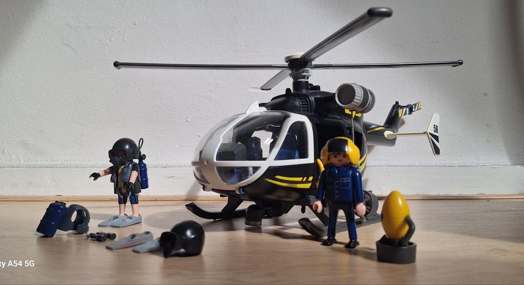 Playmobil Helikopterset, Ophalen