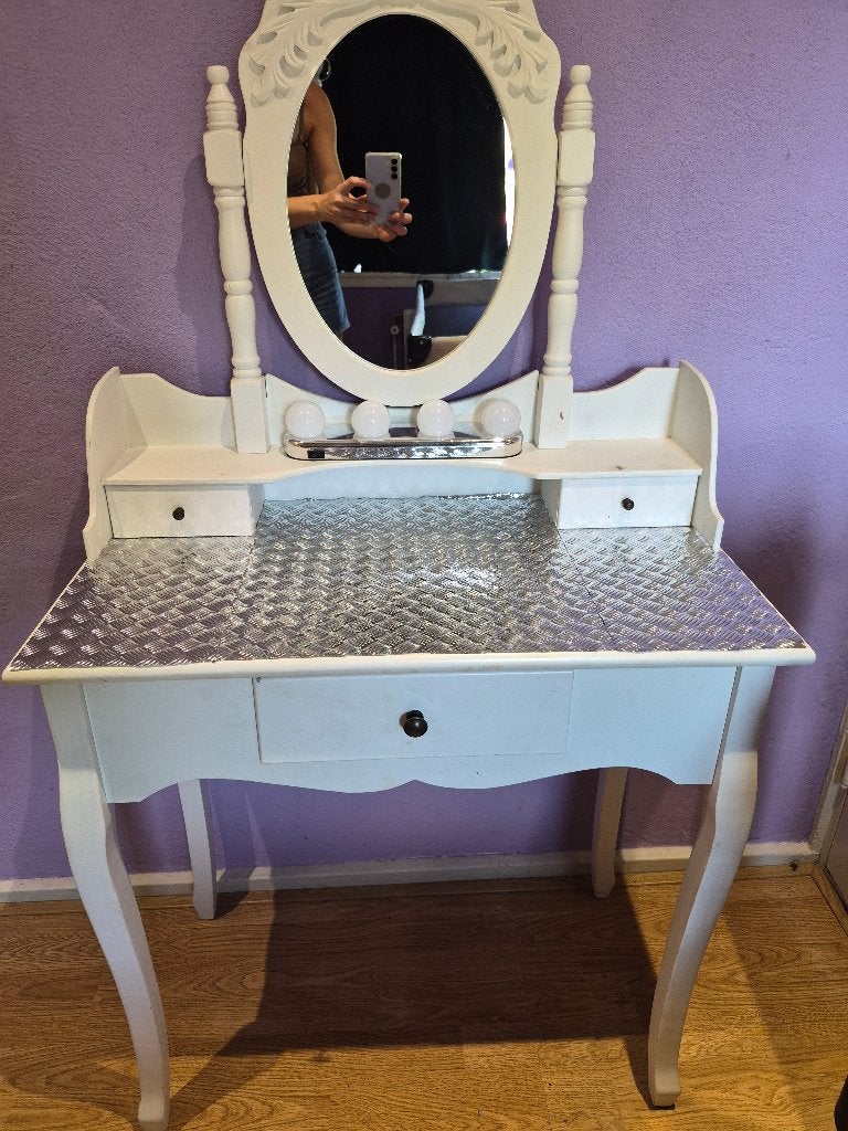 Make up tafel, Huis en Inrichting, Ophalen, Gebruikt, 100 tot 150 cm, 50 tot 100 cm