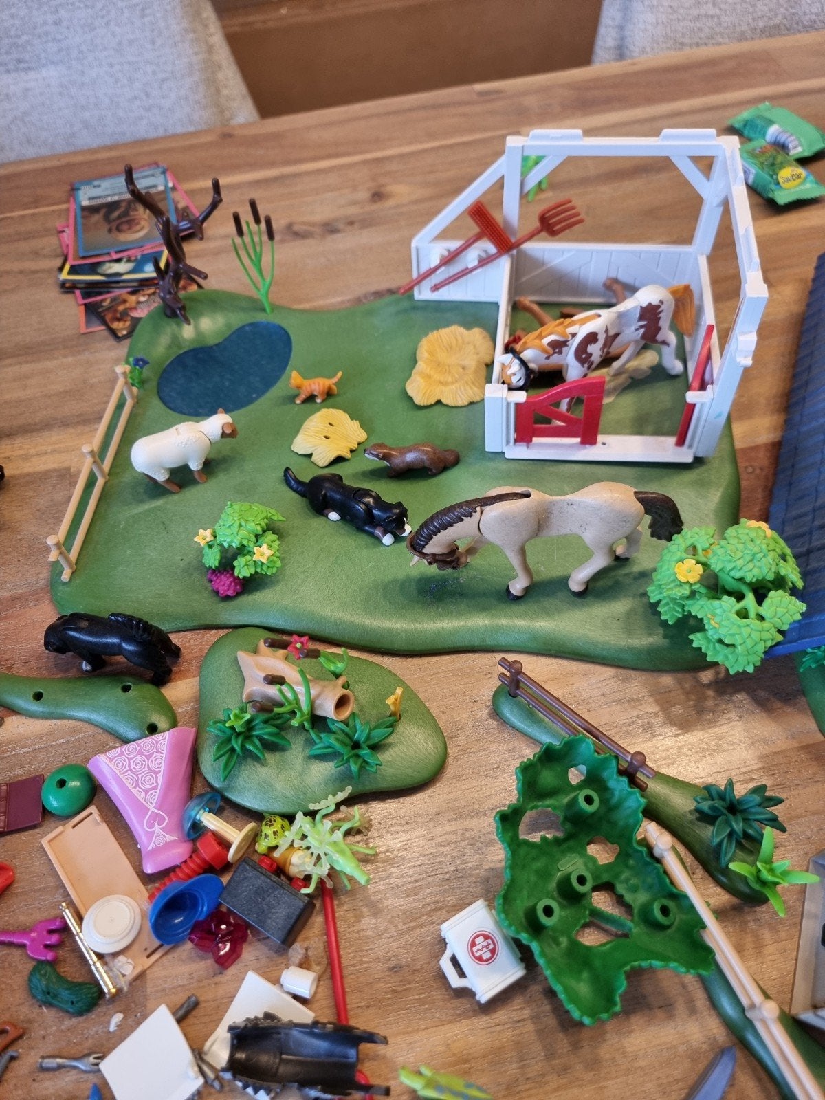 Foto 7 van Grote collectie Playmobil met piratenschip