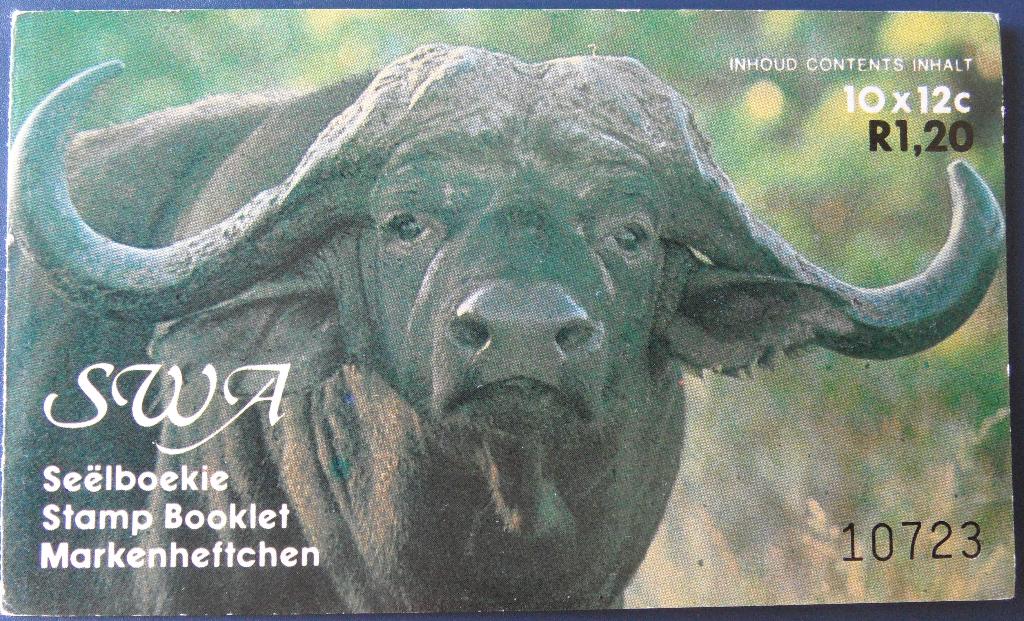 Postzegelboekje Zuid West Afrika   Buffels, Postzegels en Munten, Ophalen of Verzenden, Overige landen, Postfris