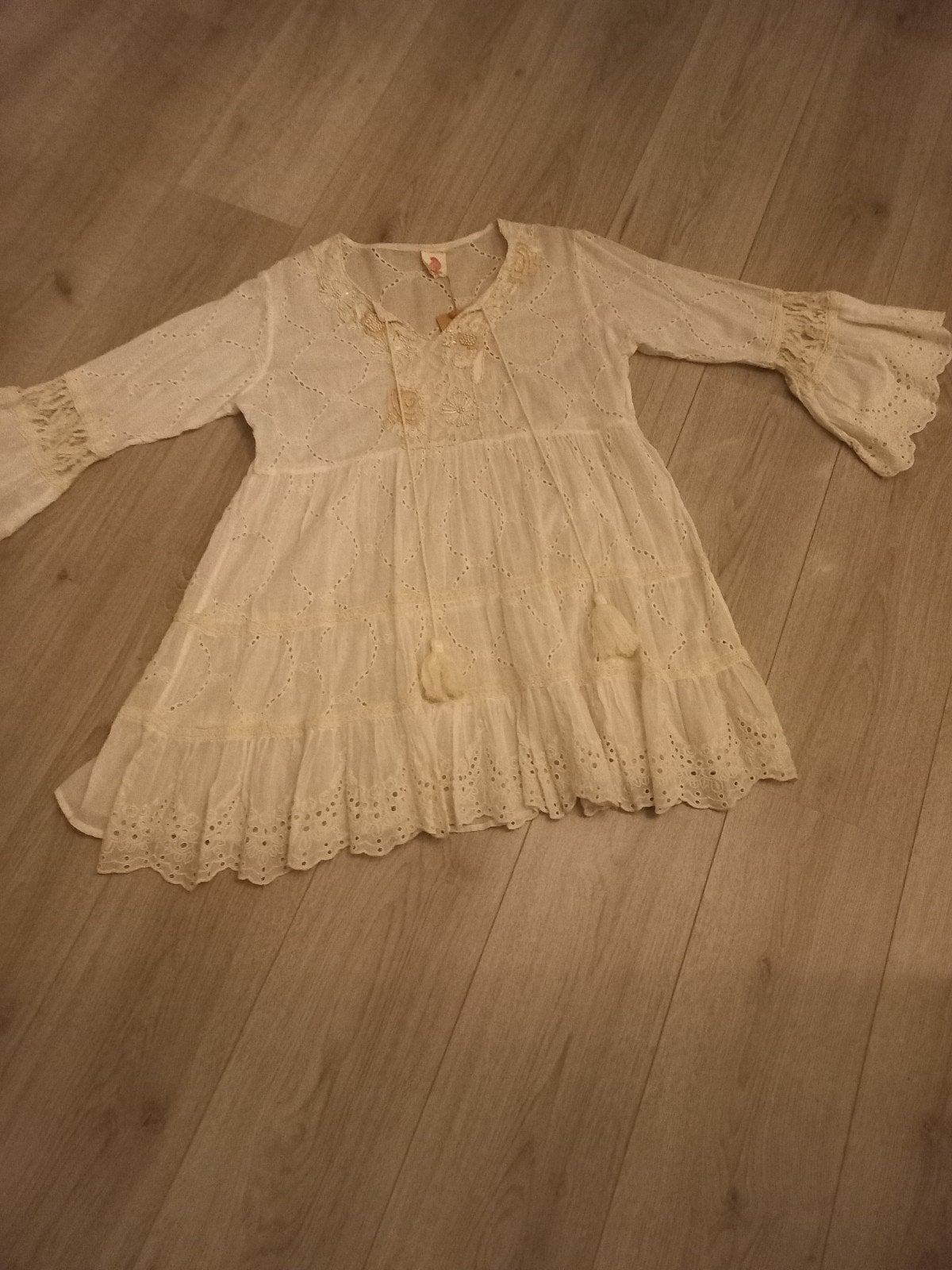 Sumitra tuniek, Kleding | Dames, Ophalen of Verzenden, Nieuw, Maat 38/40 (M), Beige