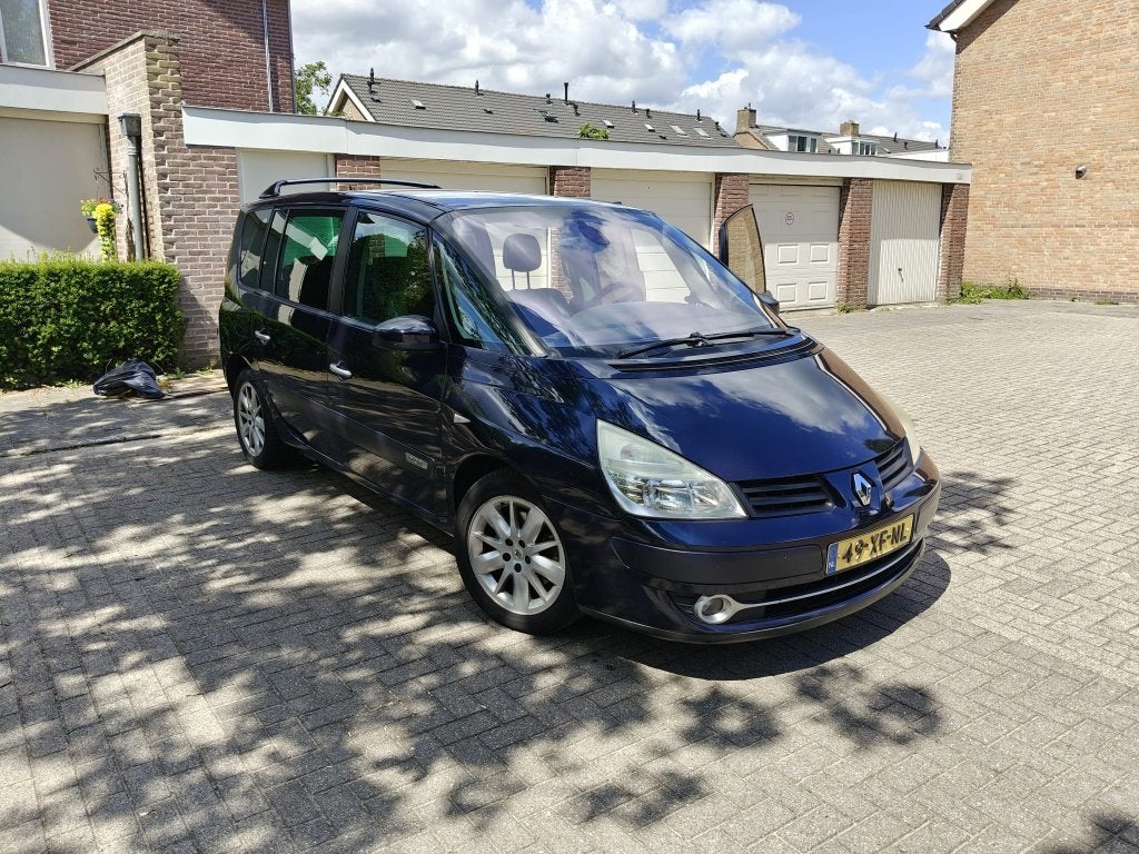 Renault Espace 2.0 16V Turbo 125KW AUT E4 2007 Blauw, Auto's, Renault, Particulier, Espace, Airconditioning, Cruise Control, Elektrische ramen