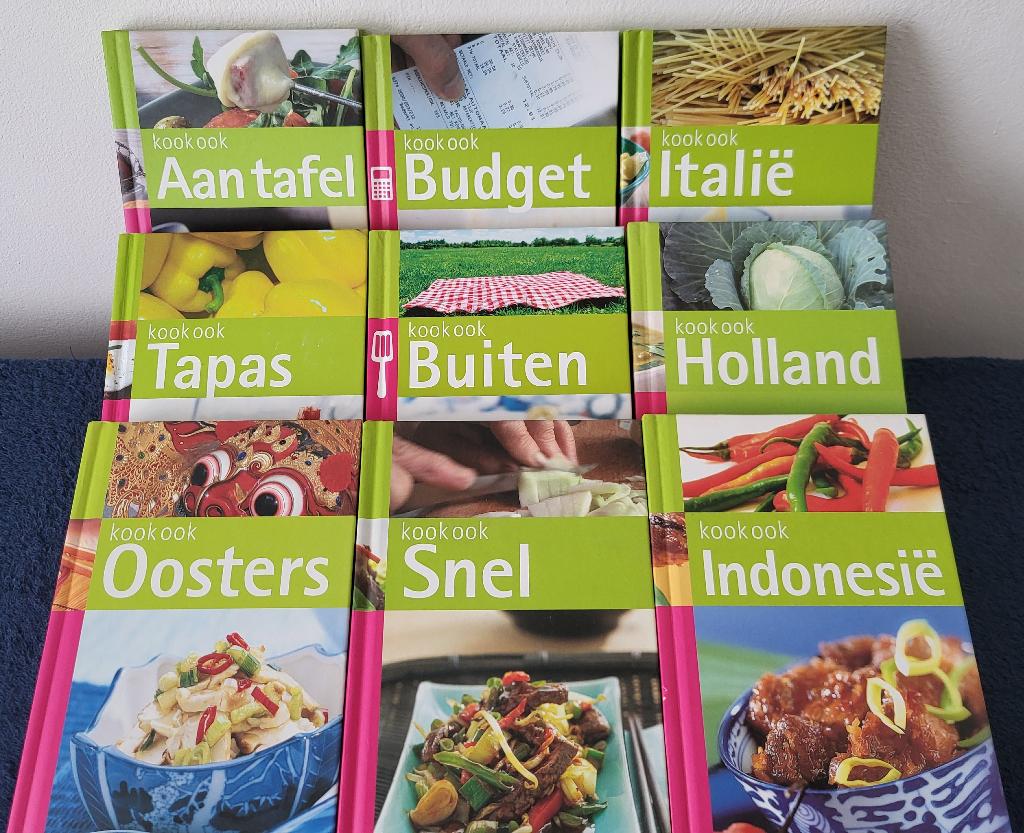 NIEUW 9 hardcover kook ook boekjes met heerlijke recepten, Verzenden, Nieuw