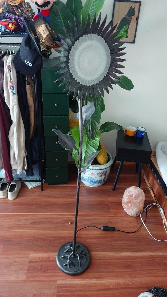 Lamp zonnebloem, Ophalen, Overige typen, Zo goed als nieuw, Dimbaar