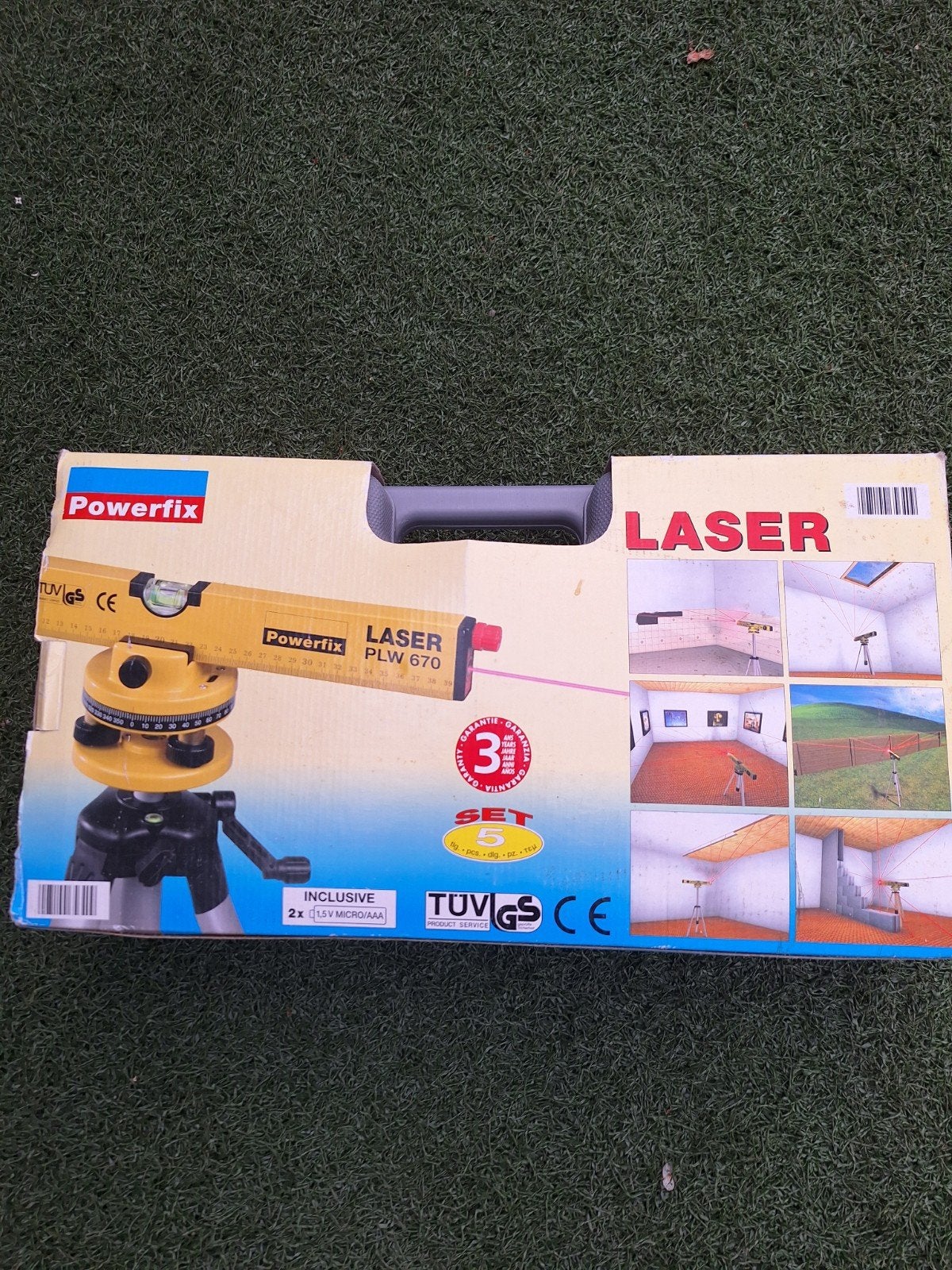 Powerfix Laserwaterpas PLW 670 met statief, Ophalen