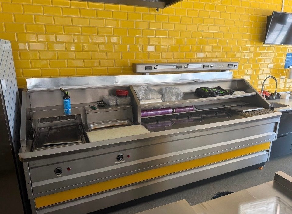 Perfecta Professionele RVS Frituur Bakwand met Snackbak, Ophalen, Gebruikt, Fornuis, Frituur en Grillen