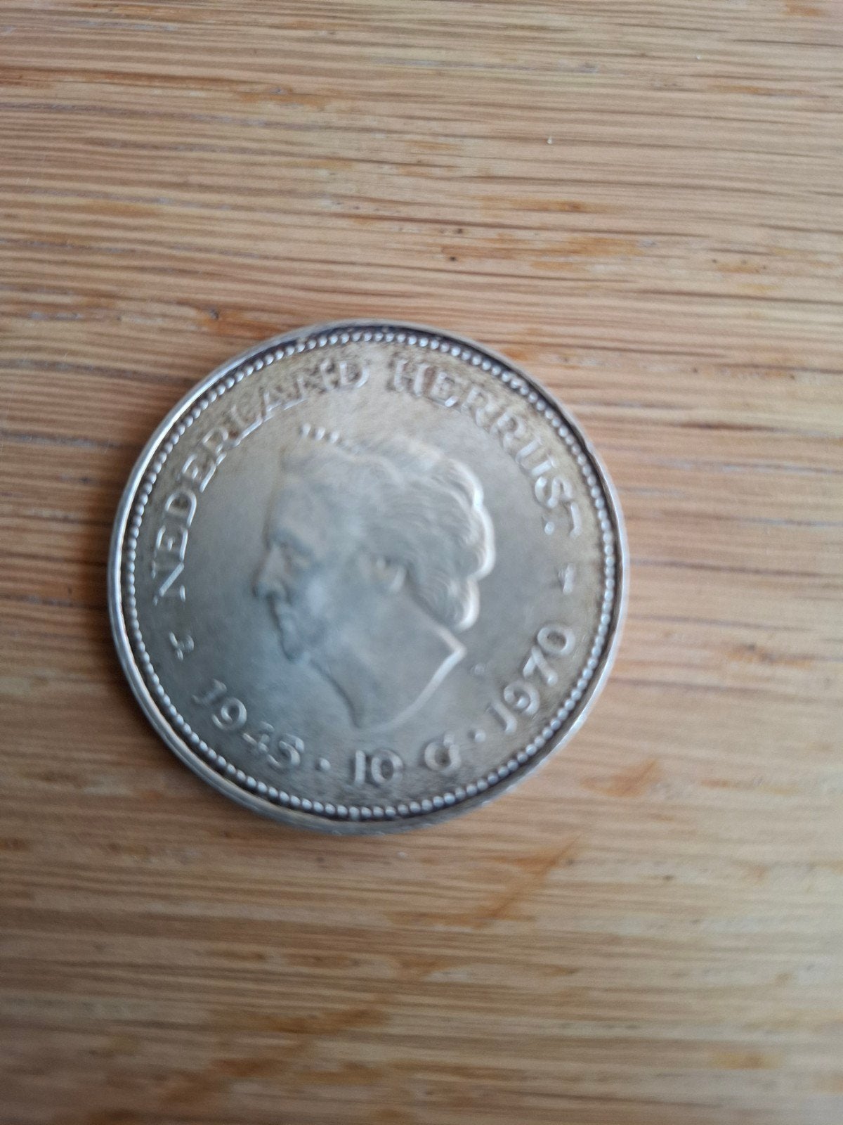 Zilveren 10 Gulden Munt Koningin Juliana 1970, Koningin Juliana, Zilver, Ophalen of Verzenden, Losse munt