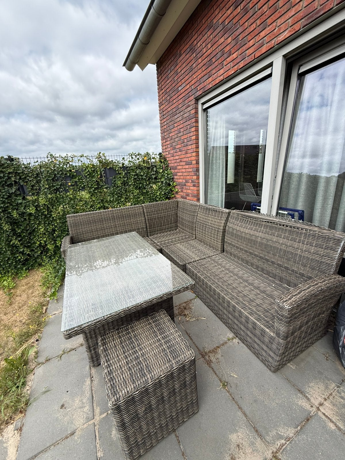 Tuinset, Tuin en Terras, Tuinsets en Loungesets, Ophalen, Overige materialen, Gebruikt, 6 zitplaatsen