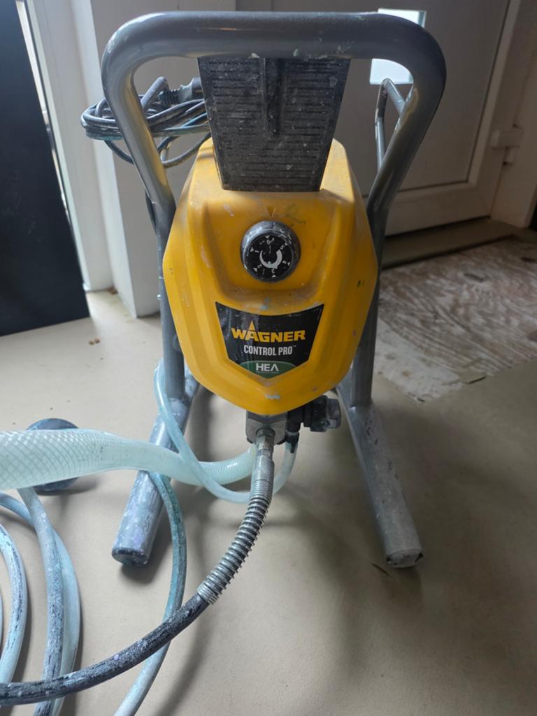 Wagner Control Pro verfspuit z.g.a.n. met 2 spuitkoppen, Ophalen