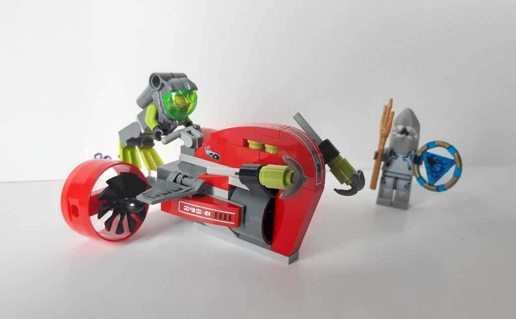LEGO Atlantis 8057: Slag bij het scheepswrak 2 figuren., Ophalen of Verzenden, Gebruikt, Complete set, Lego