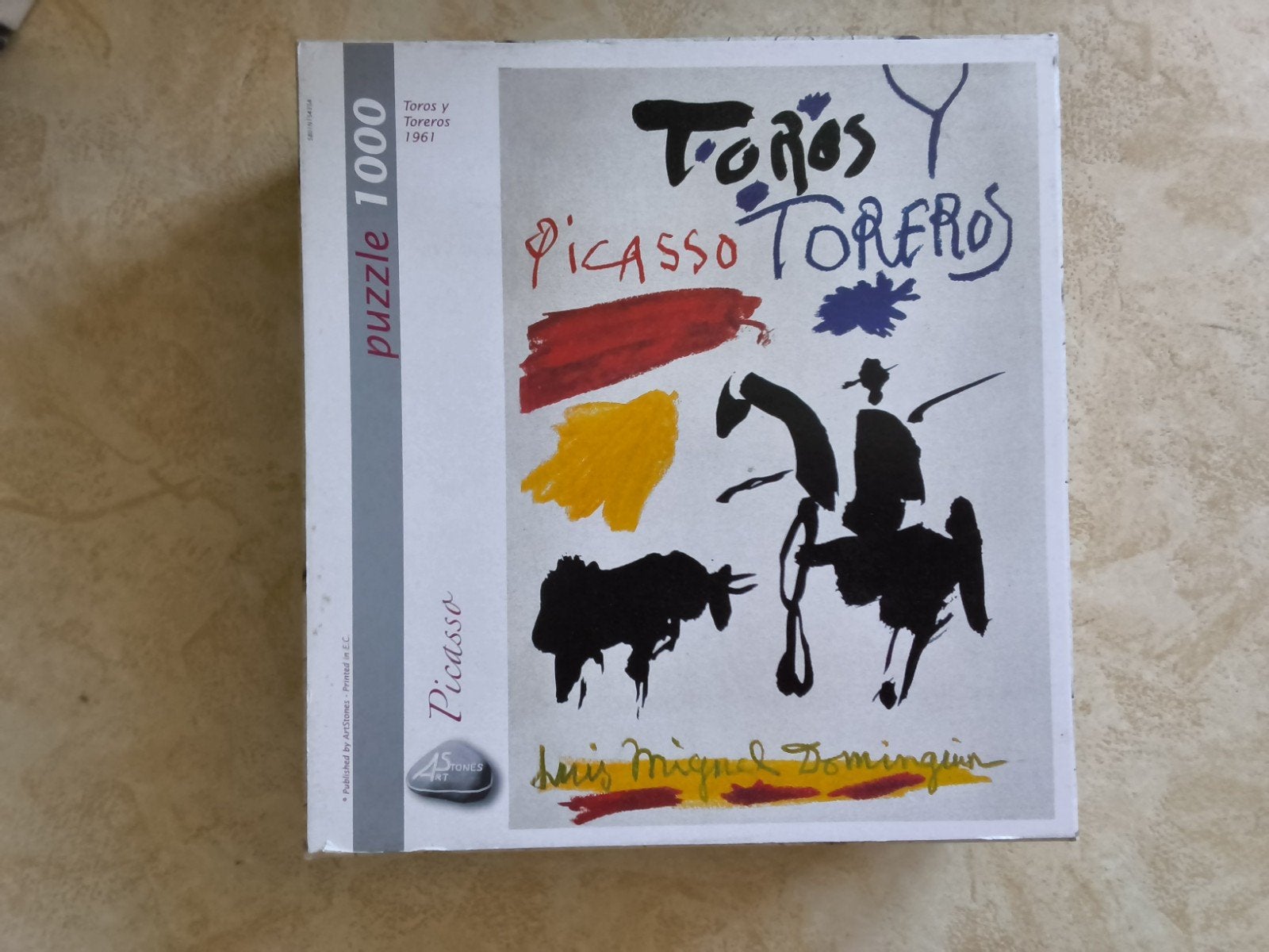 Picasso Toros y Toreros Legpuzzel 1000 stukjes, Ophalen of Verzenden, 500 t/m 1500 stukjes, Zo goed als nieuw, Legpuzzel