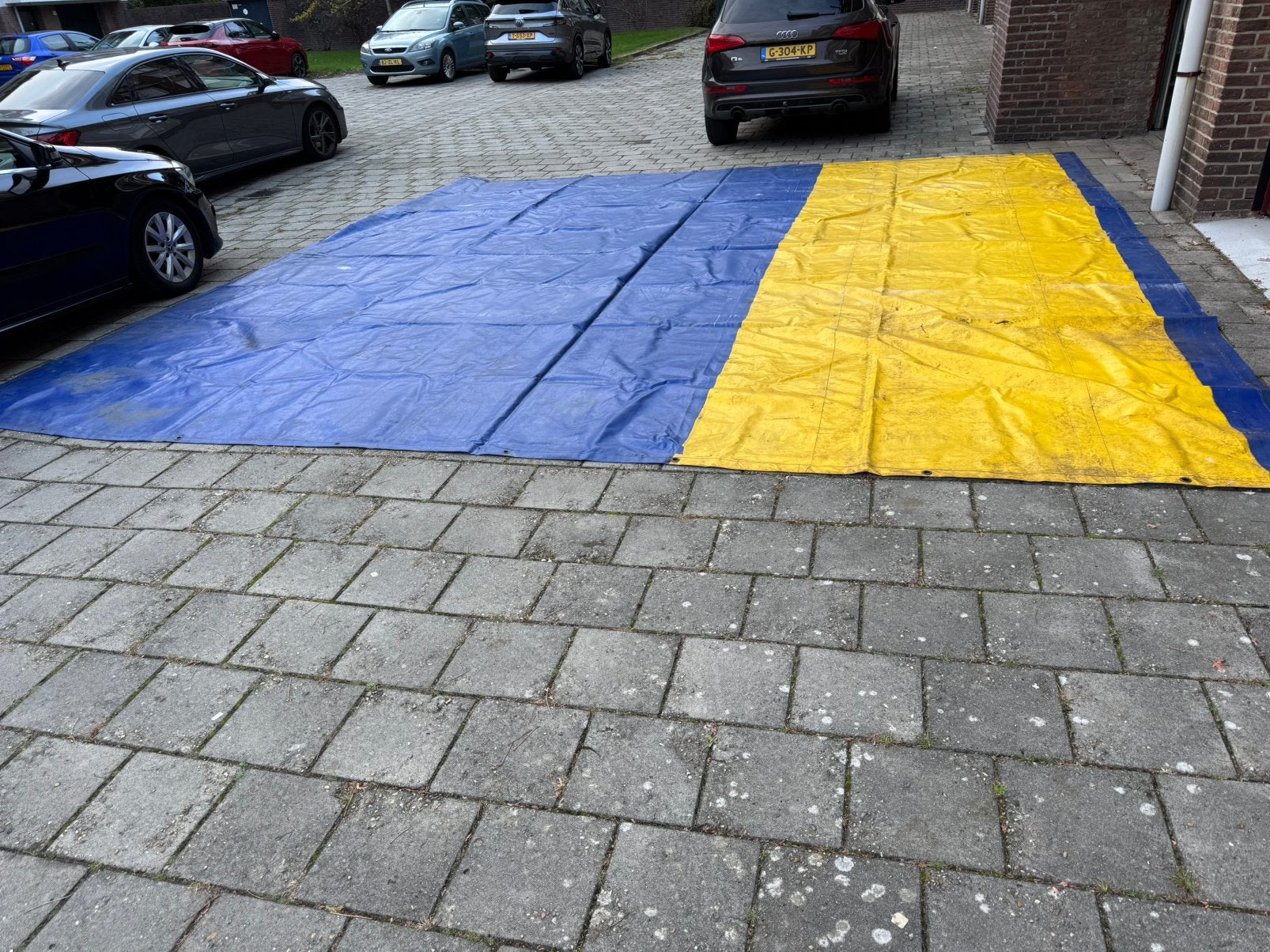 Af dek zeil zware kwaliteit, Ophalen, Gebruikt, 15 m² of meer, Zeil