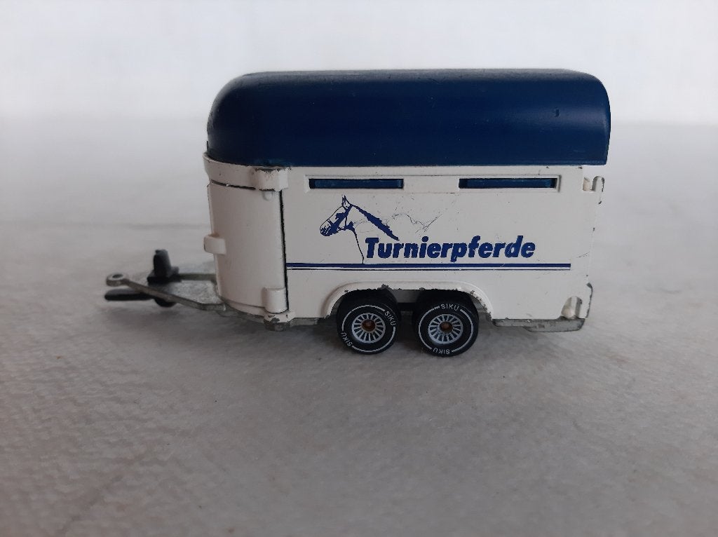 Siku Turnierpferde Auto-aanhangwagen nr. 1917, Ophalen of Verzenden, Gebruikt, Auto, SIKU