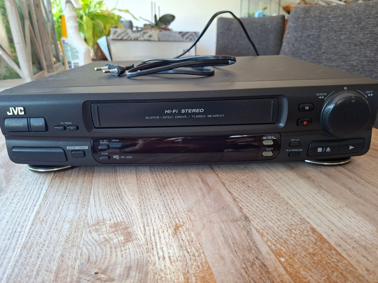 JVC VHS HR-J620 Hi-Fi met afstandsbediening, Ophalen, Refurbished, VHS-speler of -recorder